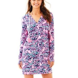 Lily Pulitzer Lobstah Roll Riley Hooded Dress